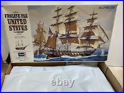 Revell Frigate USS United States Old Waggon Sailing Ship Plastic Model 36 H-396