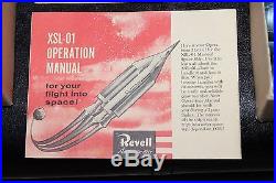 Revell H1800-198 XSL-01 Manned Space Ship Vintage 1957