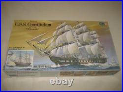 Revell USS Constitution Old Ironside Ship 196 Scale 1976 Plastic Model Kit H398