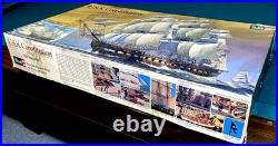 Revell USS Constitution Old Ironside Ship 196 Scale 1976 Plastic Model Kit H398