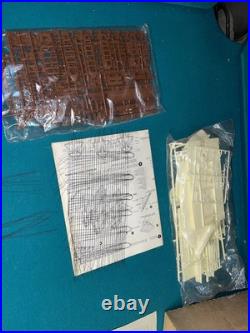 Revell USS Constitution Old Ironside Ship 196 Scale 1976 Plastic Model Kit H398