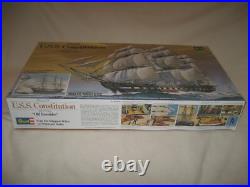 Revell USS Constitution Old Ironside Ship 196 Scale 1976 Plastic Model Kit H398