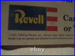 Revell USS Constitution Old Ironside Ship 196 Scale 1976 Plastic Model Kit H398