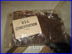 Revell USS Constitution Old Ironside Ship 196 Scale 1976 Plastic Model Kit H398
