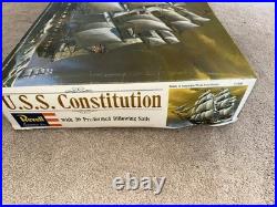 Revell USS Constitution Old Ironsides Ship 196 Scale 1971 Model Kit H398
