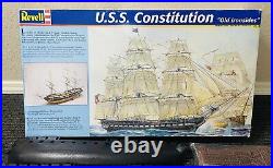 Revell USS U. S. S. Constitution Ship Old Ironsides Model 196 Level 3 OPEN BOX