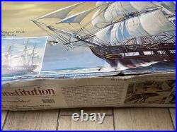 Revell Unassembled Ship U. S. S Constitution, Old Ironsides. 1974. Brand New