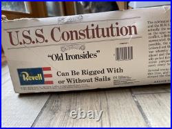 Revell Unassembled Ship U. S. S Constitution, Old Ironsides. 1974. Brand New