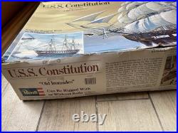 Revell Unassembled Ship U. S. S Constitution, Old Ironsides. 1974. Brand New