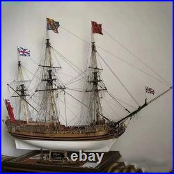 Royal Caroline 1/50 Wooden Ship Model Kit French Sailing Boat DIY Gift Ornament