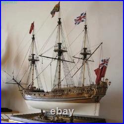 Royal Caroline 1/50 Wooden Ship Model Kit French Sailing Boat DIY Gift Ornament