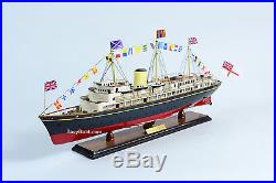 Royal Yacht Britannia Wooden Ship Model 29