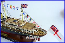 Royal Yacht Britannia Wooden Ship Model 29