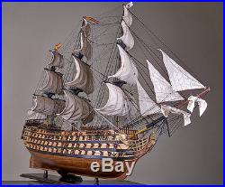 SANTISIMA TRINIDAD 53 wood model ship large scaled Spanish sailing boat