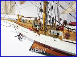 SORLANDET Tall Ship Assembled 37 Handmade Built Wooden Model Ship New