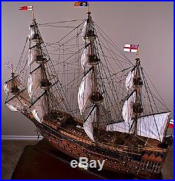 SOVEREIGN OF THE SEAS 43 wood model ship large scale sailing tall British boat