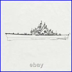 SSC241 1/200/220 Tennessee-class USS California BB-44 2nd ship Battleship