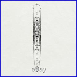 SSC241 1/200/220 Tennessee-class USS California BB-44 2nd ship Battleship
