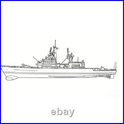 SSC350162S 1/350 Military Model Kits USS CG-28 Belknap Class Cruiser FULL HULL