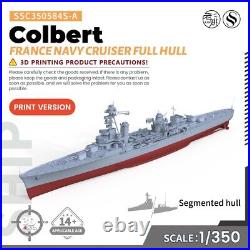 SSC350584S-A 1/350 Military Model Kit France Navy Colbert Cruiser Full Hull