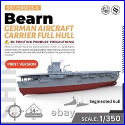 SSC350601S-A 1/350 Military Model Kit German Bearn Aircraft Carrier Full Hull SSC350601S-A 1/350 Military Model Kit German Bearn Aircraft Carrier Full Hull