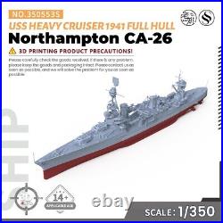 SSMODEL 1/350 Militaria Model Kit USN Northampton Class Heavy Cruiser FULL HULL