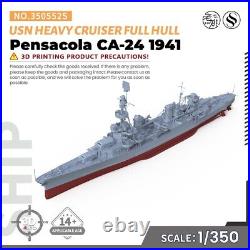 SSMODEL 350552S 1/350 Model Kit WWII USN Pensacola class heavy cruiser FULL HULL