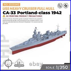 SSMODEL 350554S 1/350 Model Kit WWII USN Portland Class Heavy Cruiser FULL HULL