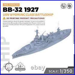SSMODEL SS350523 1/350 Military Model Kit USN Wyoming class 1927 Battleship BB32 SSMODEL SS350523 1/350 Military Model Kit USN Wyoming class 1927 Battleship BB32