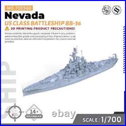 SSMODEL SS350560 1/350 Military Model Kit US Nevada Class Battleeship BB-36 V1.7