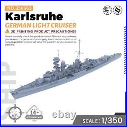 SSMODEL SS350563 1/350 Military Model Kit German Karlsruhe Light Cruiser