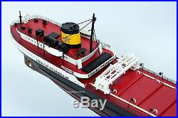 SS Edmund Fitzgerald American Great Lakes freighter 40 Wooden Ship Model NEW
