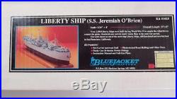 S. S. JEREMIAH O'BRIEN Liberty Ship Brand New Blue Jacket Wooden Model Ship kit