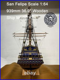 San Felipe Scale 164 939mm 36.9 Wooden Ship Model Kits