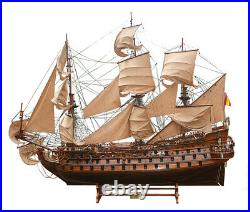 San Felipe Spanish Armada Galleon Tall Ship 158 Massive 13 Foot Wood Model