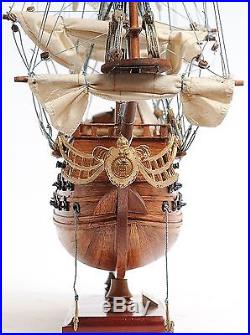 San Felipe Spanish Armada Galleon Tall Ship 19Built Wooden Model Boat Assembled