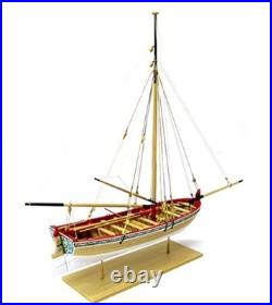 Scale 148 Longboat Model Ship Kit with Required Tools and Assembly Instructions