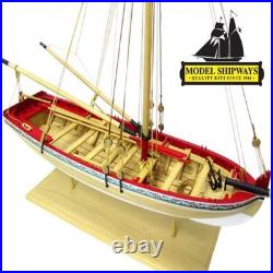 Scale 148 Longboat Model Ship Kit with Required Tools and Assembly Instructions