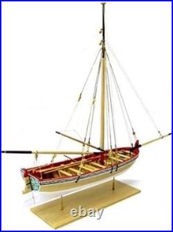 Scale 148 Longboat Model Ship Kit with Required Tools and Assembly Instructions