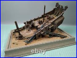 Scale 1/48 Black Pearl Wood Ship Kit Stranding Scene Sunken Pirate Ship 12.59'