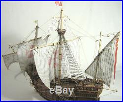 Scale 1/50 Santa Maria Columbus Flagship 1492 Wooden Model ship Kit 3D laser cut