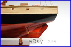 Schooner Bluenose II Wooden Sailing Ship Model 47 Sailboat Fully Assembled New
