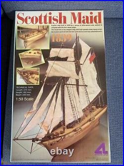 Scottish Maid 1839 Model Ship Kit Vintage