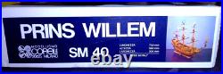 Sealed Corel Milano Prins Willem Wood Model Ship Kit #sm40 Laser Cut