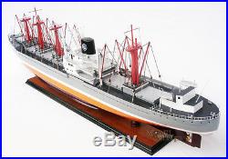 Seine Lloyd Cargo Ship 39 Handmade Wooden Cargo Ship Model NEW
