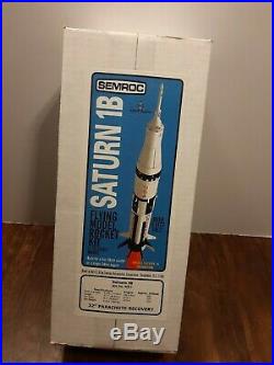 Semroc Saturn 1B Flying Model Rocket OOP Hard to Find Free Shipping