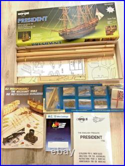 Sergal English Fregate President 160 Wooden Ship Model Kit New In Box