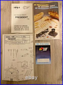 Sergal English Fregate President 160 Wooden Ship Model Kit New In Box