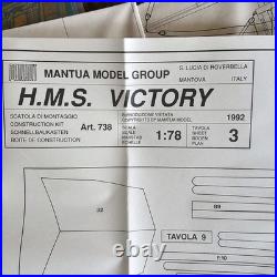 Sergal Mantua HMS Victory 178 Model Parts