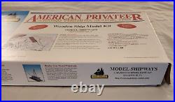 Ship Model American Privateer Armed Virginia Sloop, 1768 Model Shipways Kit 2160